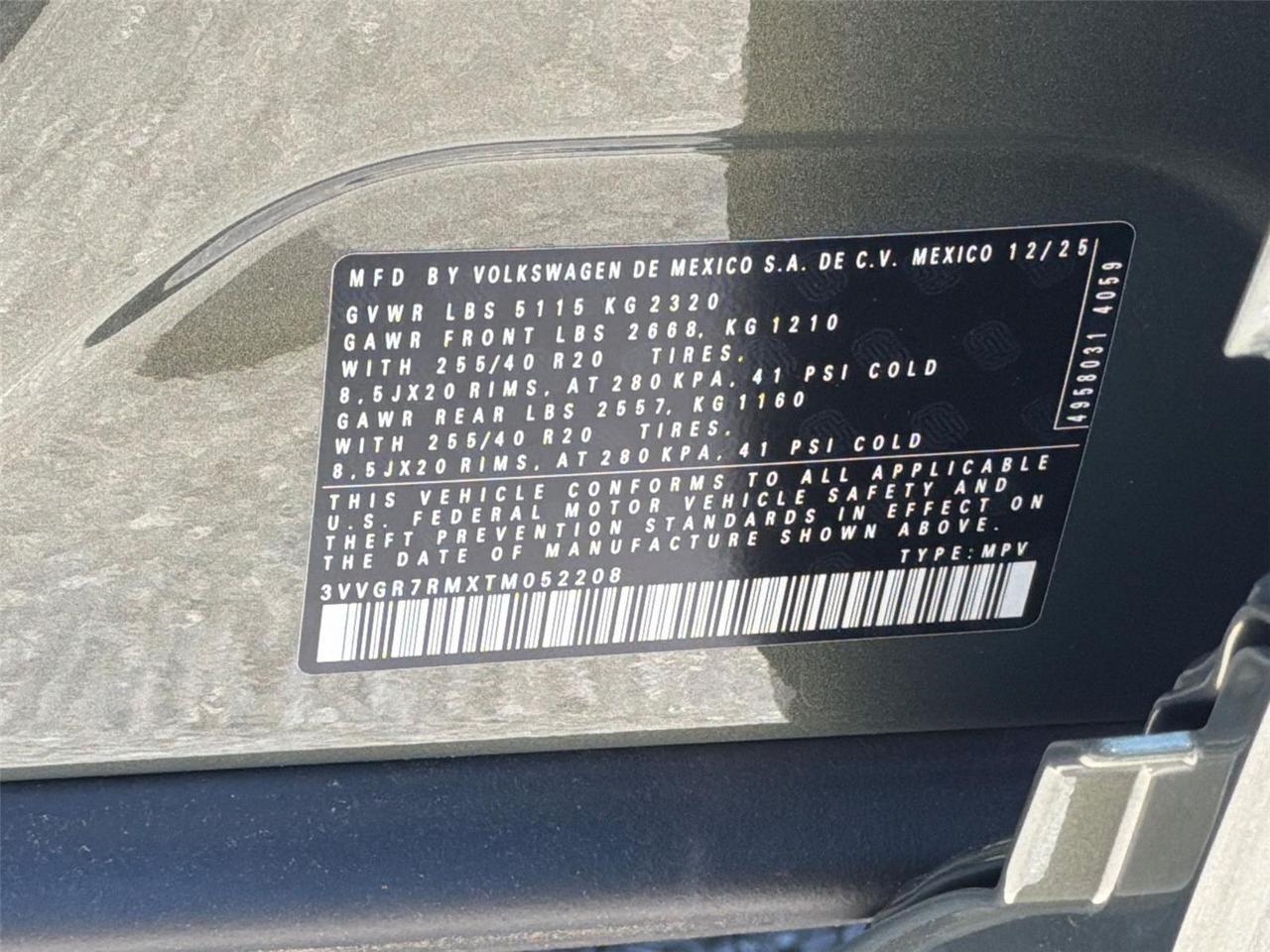 2026 Volkswagen Tiguan SE R-Line Black Hagerstown MD