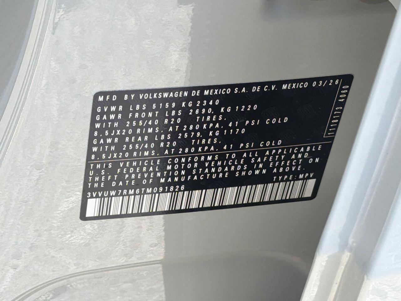 2026 Volkswagen Tiguan SEL R-Line Turbo Hagerstown MD