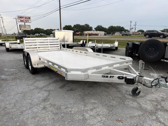 2027 Aluma 7816R BT Tandem Axle w/Bi-Fold Gate