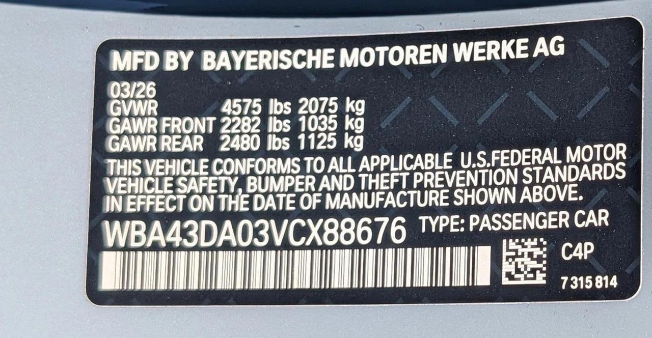 2027 BMW 4 Series 430i Roseville CA
