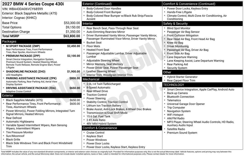 2027 BMW 4 Series 430i San Clemente CA