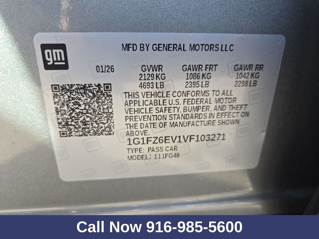 2027 Chevrolet Bolt EV RS Folsom CA