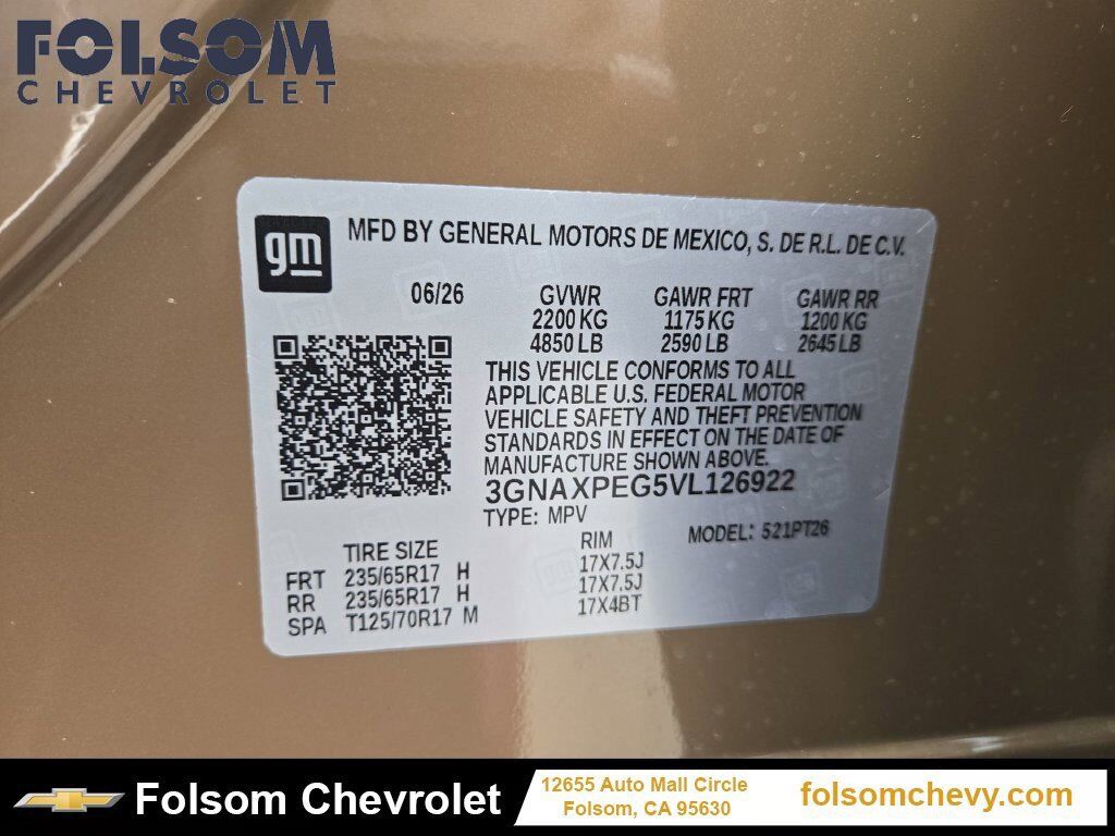 2027 Chevrolet Equinox LT Folsom CA