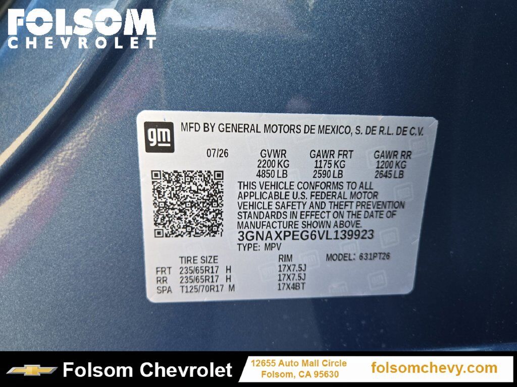 2027 Chevrolet Equinox LT Folsom CA