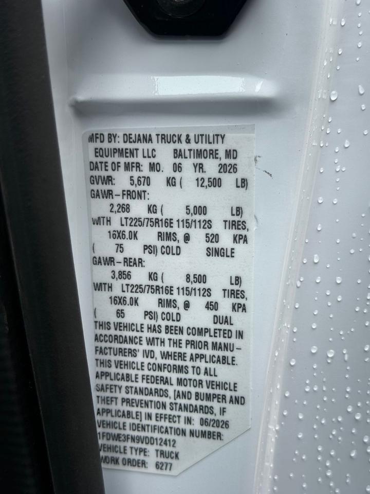 2027 Ford E-350SD DRW Gaithersburg MD