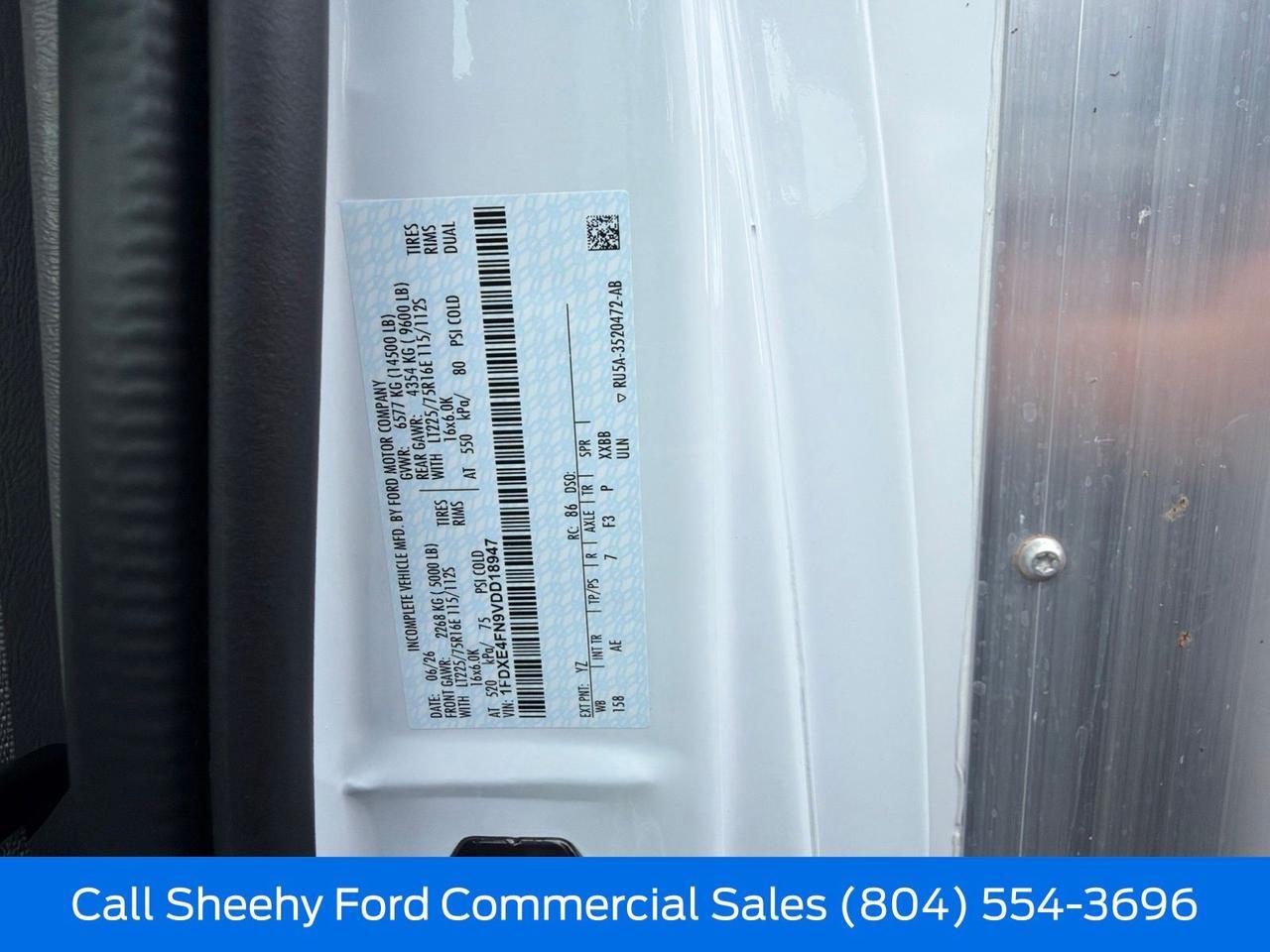 2027 Ford E-450SD Base Richmond VA