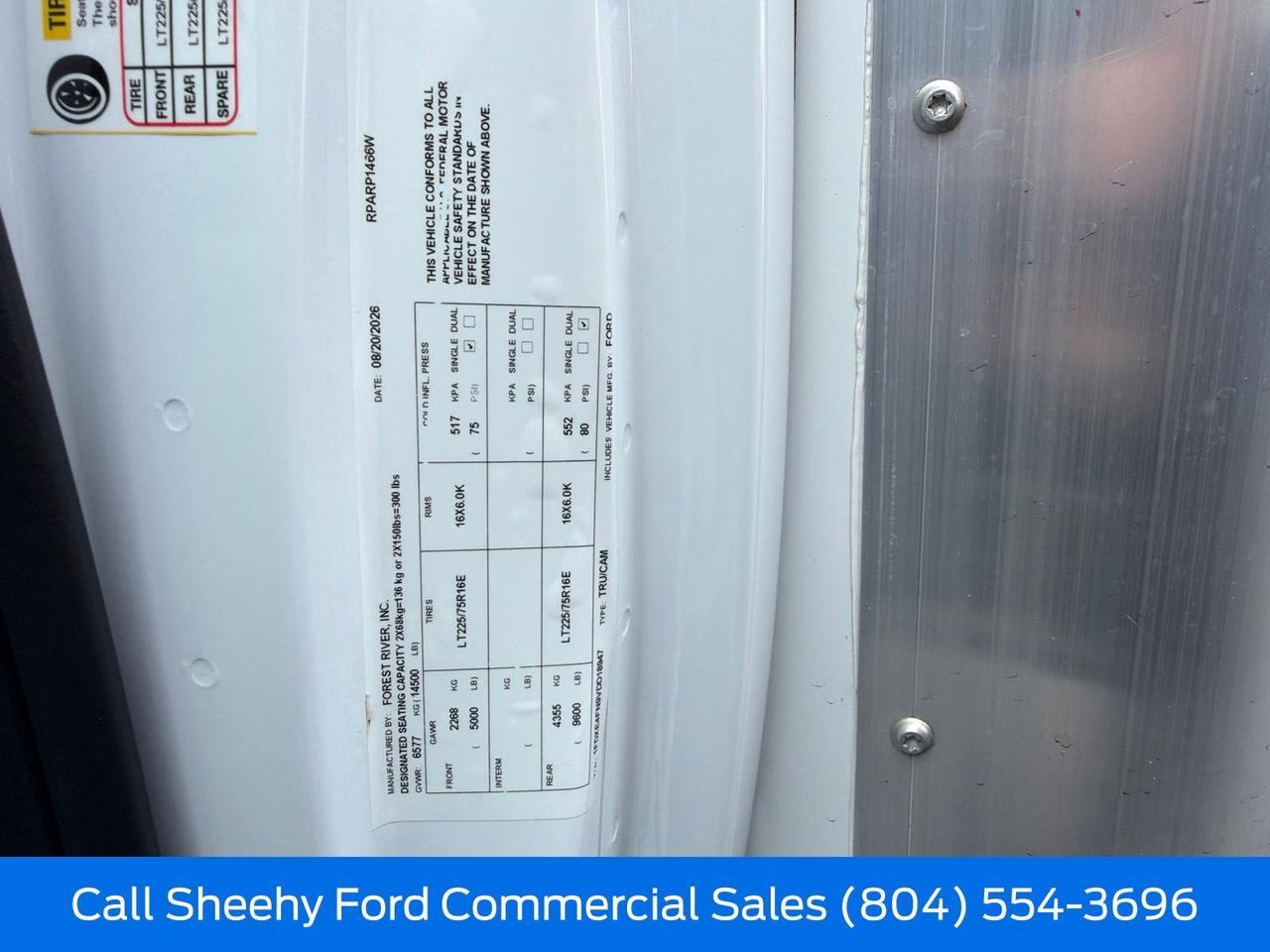 2027 Ford E-450SD Base Richmond VA