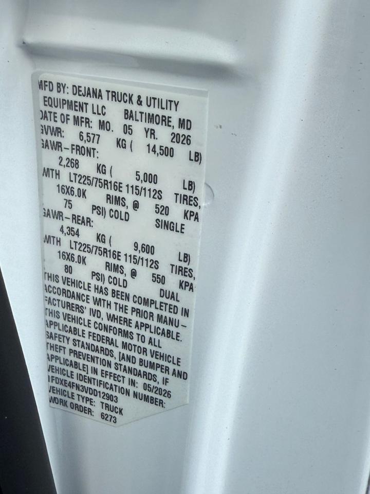 2027 Ford E-450SD DRW Gaithersburg MD
