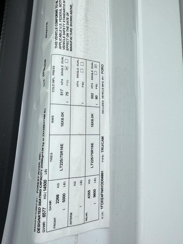 2027 Ford E-Series Cutaway Gaithersburg MD