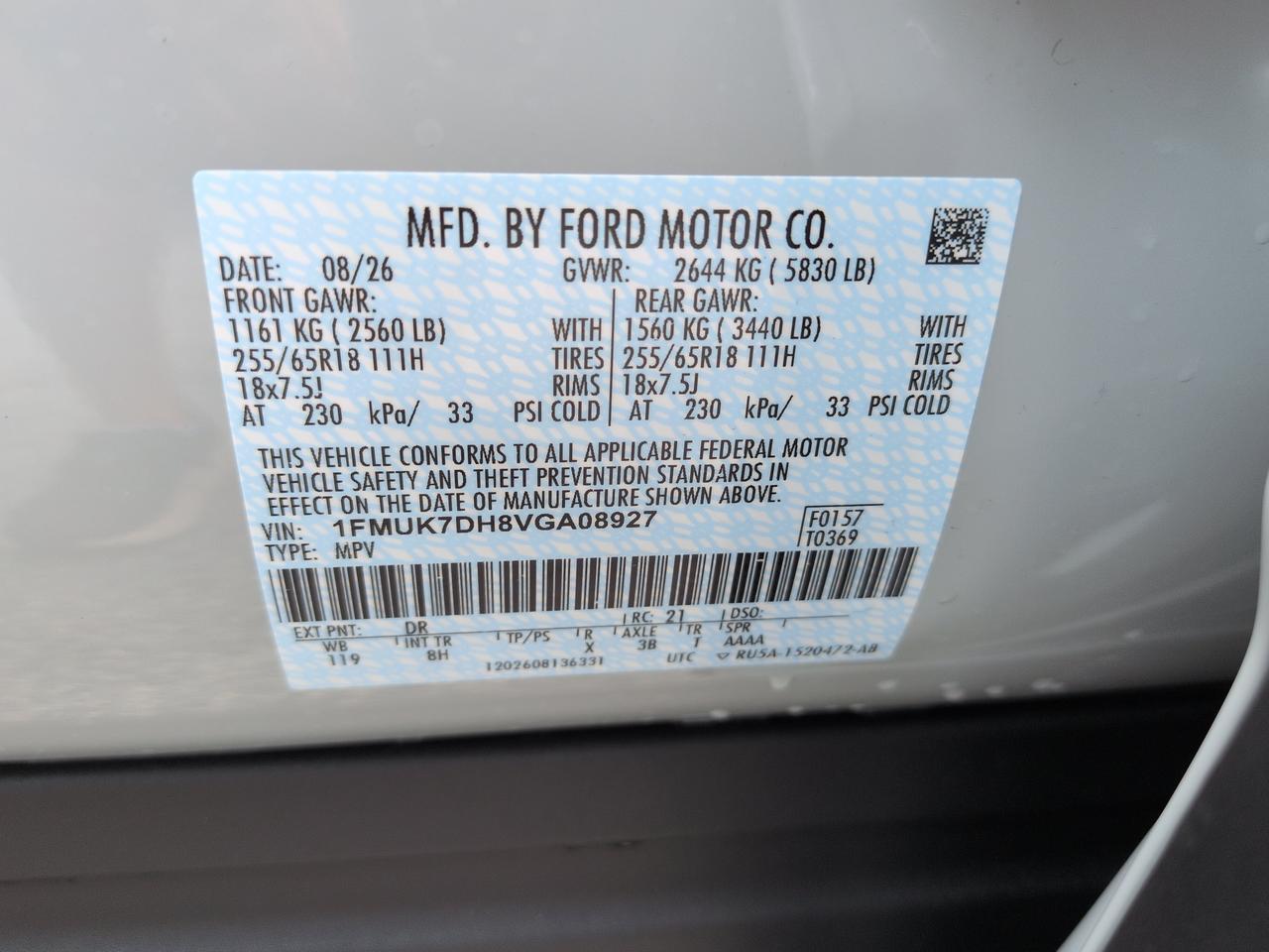 2027 Ford Explorer Active Winder GA