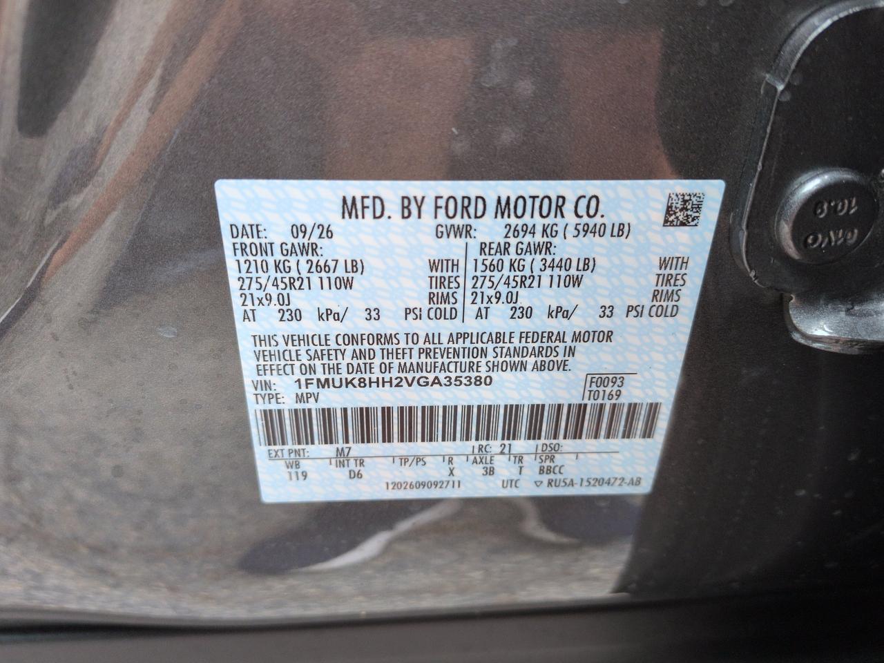 2027 Ford Explorer Platinum Appleton WI