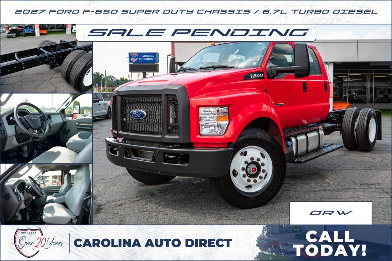 2027 Ford F-650 Super Duty Chassis / DRW / 6.7L Turbo Diesel / Crew Cab!