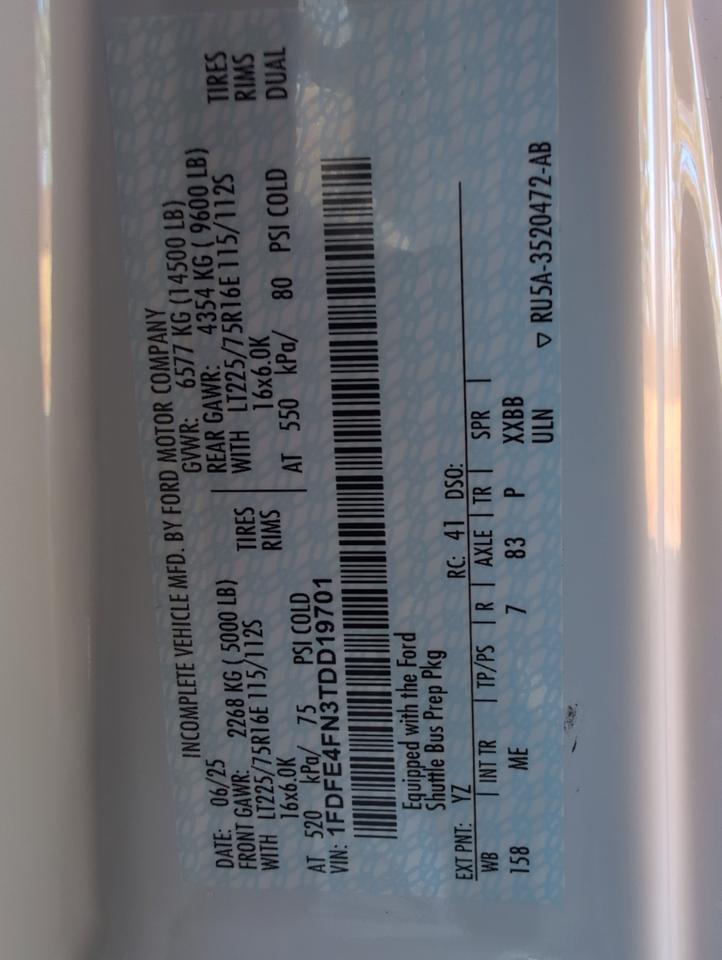 2027 Ford HLE HLE COACH Johnstown NY