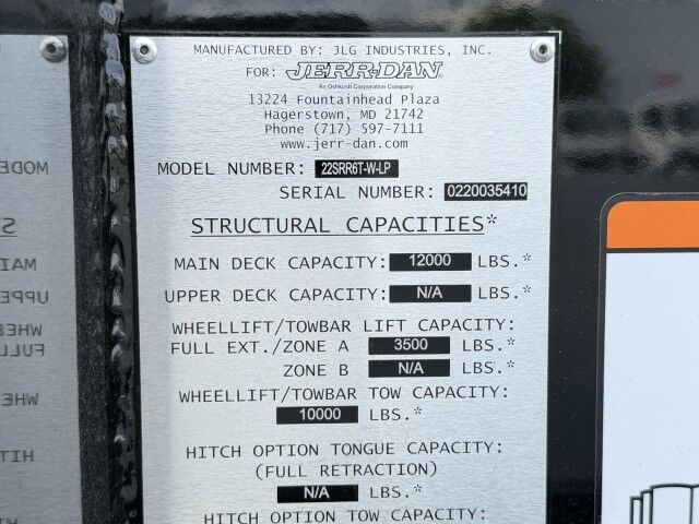 2027 Freightliner M2 106 22' Jerr-Dan Rollback Car Carrier Truck Miami FL