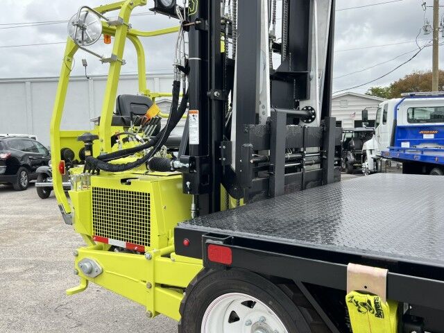 2027 Hino L7 24' Steel BABCO Flatbed Truck with 4K Donkey Truck Mounted Fork Homestead FL