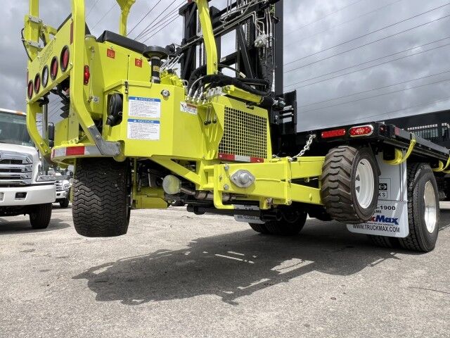 2027 Hino L7 24' Steel BABCO Flatbed Truck with 4K Donkey Truck Mounted Fork Homestead FL