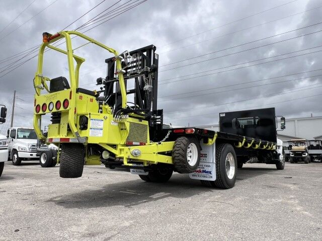 2027 Hino L7 24' Steel BABCO Flatbed Truck with 4K Donkey Truck Mounted Fork Homestead FL