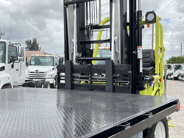 2027 Hino L7 24' Steel BABCO Flatbed Truck with 4K Donkey Truck Mounted Fork Homestead FL