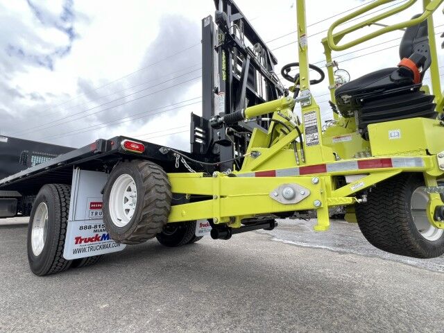 2027 Hino L7 24' Steel BABCO Flatbed Truck with 4K Donkey Truck Mounted Fork Homestead FL
