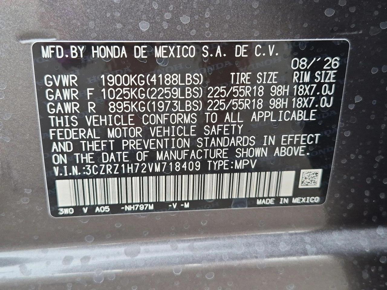 2027 Honda HR-V EX-L Roseville CA