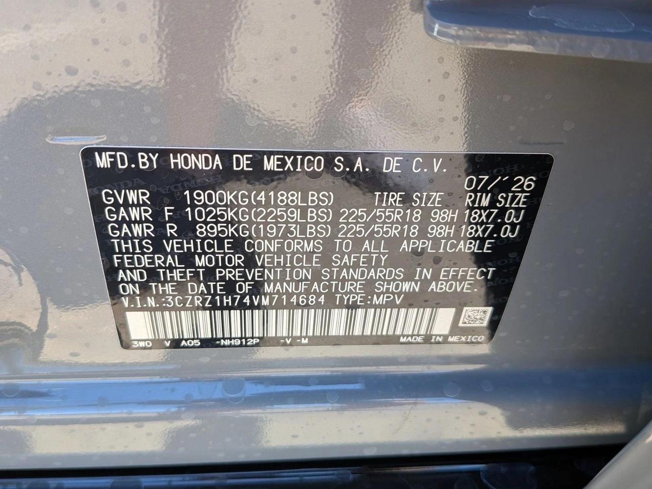 2027 Honda HR-V EX-L Roseville CA