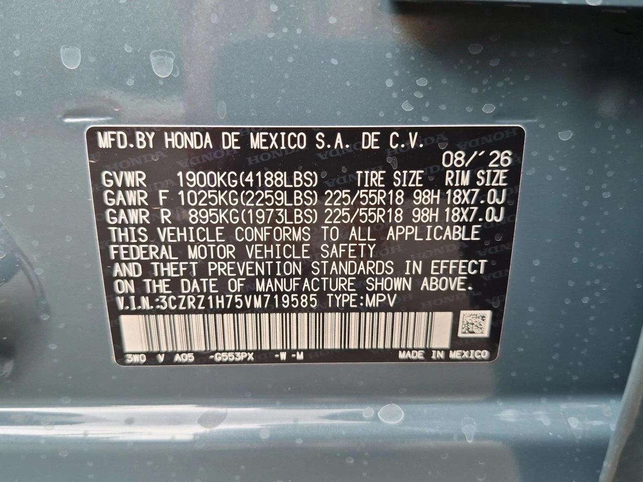 2027 Honda HR-V EX-L Roseville CA
