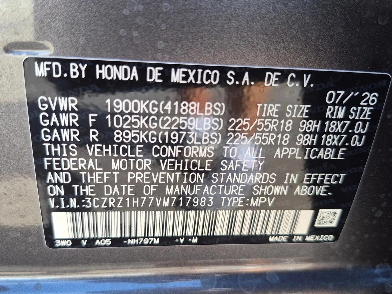 2027 Honda HR-V EX-L Roseville CA