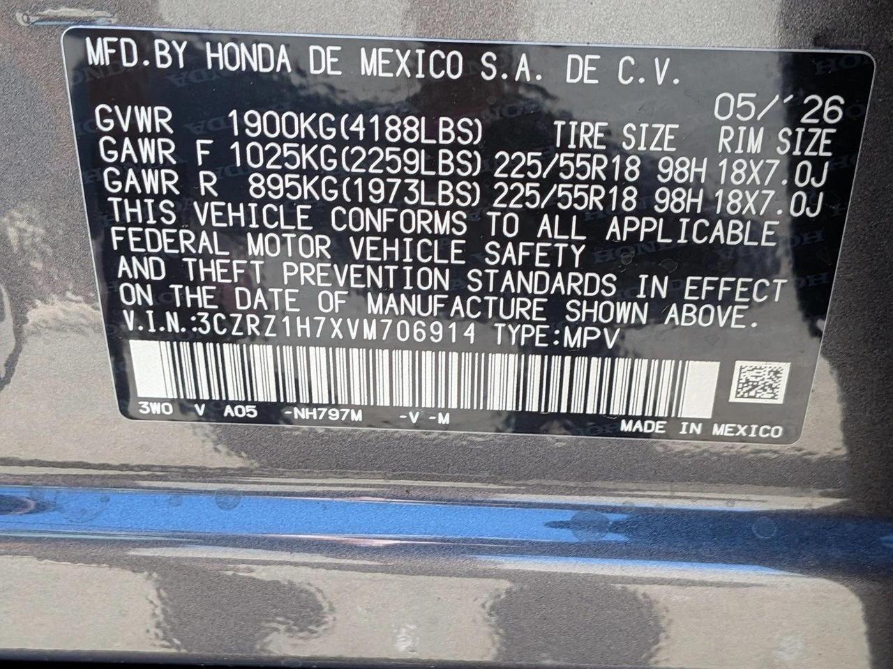 2027 Honda HR-V EX-L Roseville CA