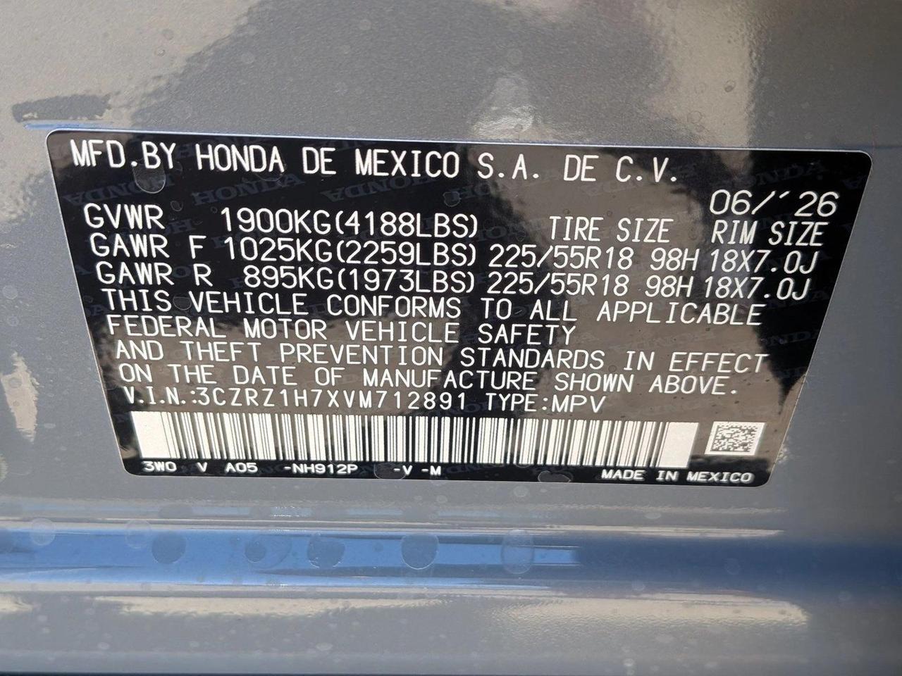 2027 Honda HR-V EX-L Roseville CA