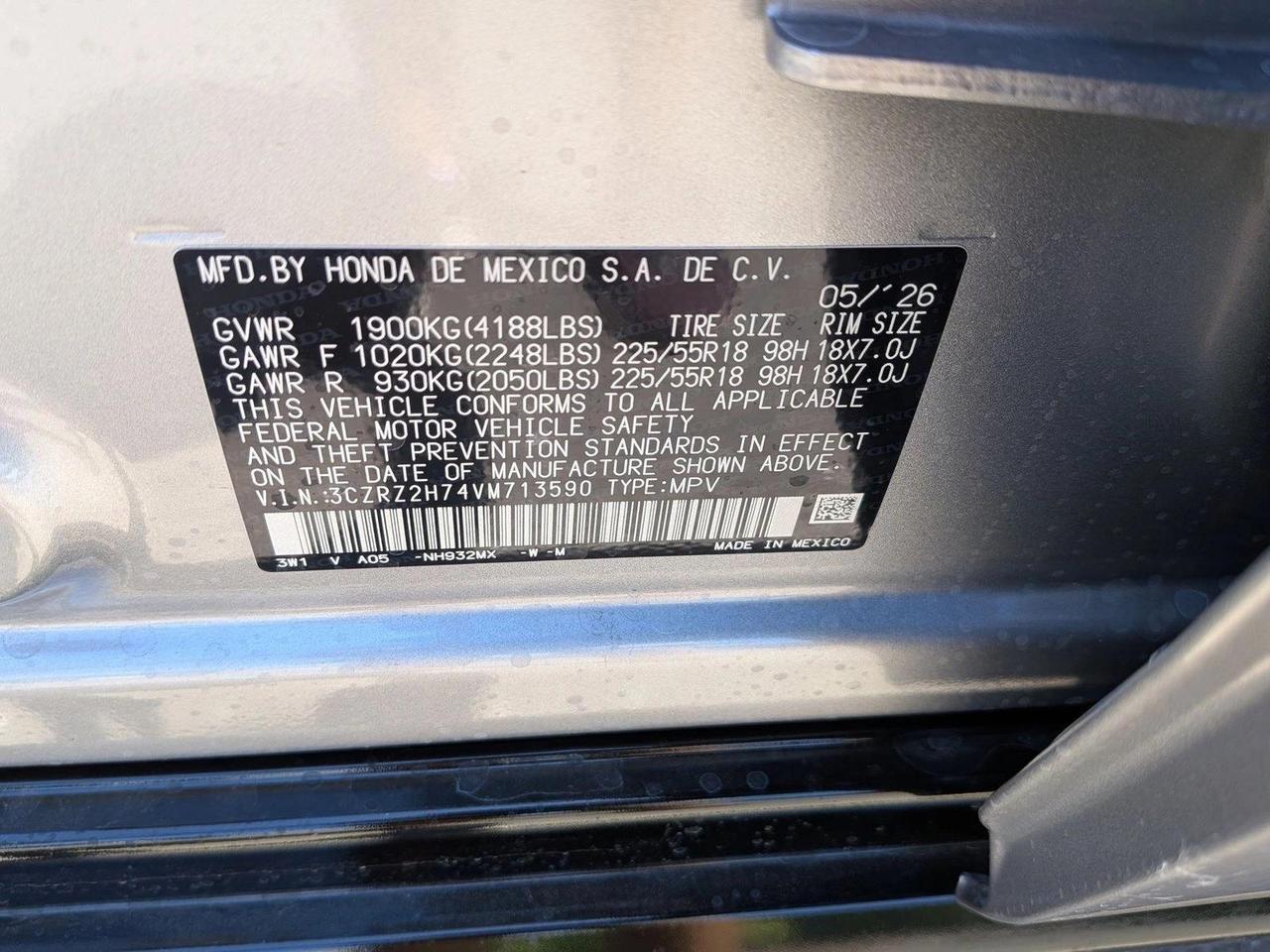 2027 Honda HR-V EX-L Roseville CA