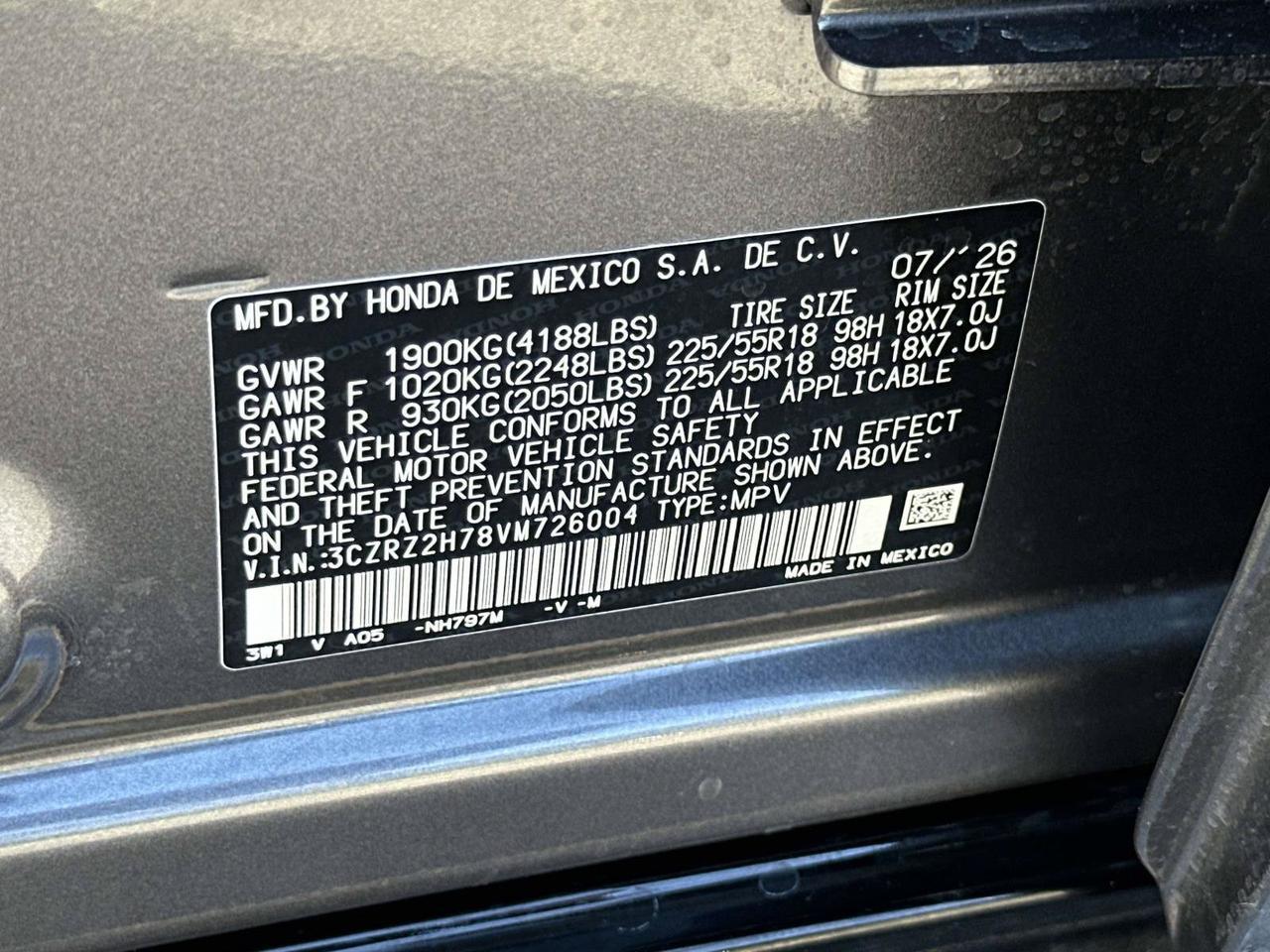 2027 Honda HR-V EX-L Alexandria VA