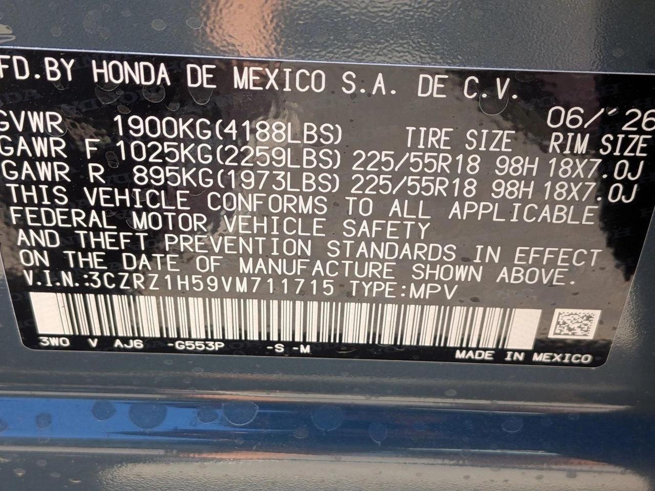 2027 Honda HR-V Sport Roseville CA