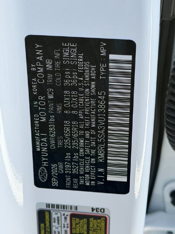 2027 Hyundai PALISADE HYBRID Blue SEL 7P Chantilly VA