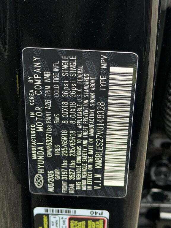 2027 Hyundai PALISADE SEL AWD Chantilly VA