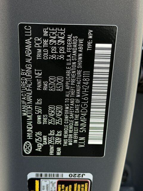 2027 Hyundai SANTA FE Limited AWD Chantilly VA