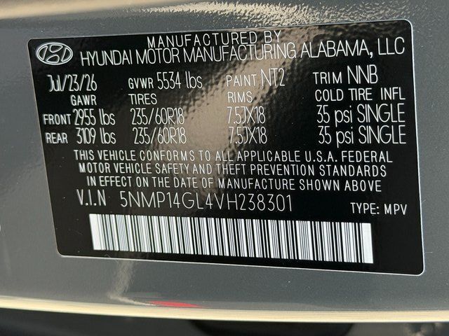 2027 Hyundai SANTA FE SE FWD Chantilly VA