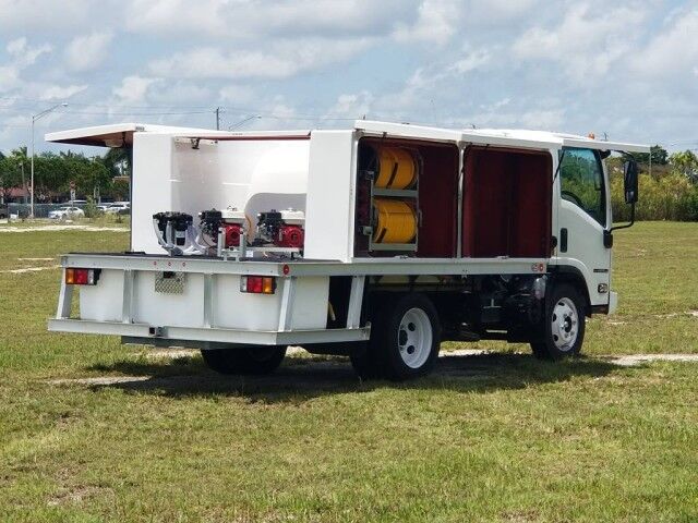 2027 Isuzu NPR-HD Aluminum Flatbed Pest Control Sprayer Truck (Gas)