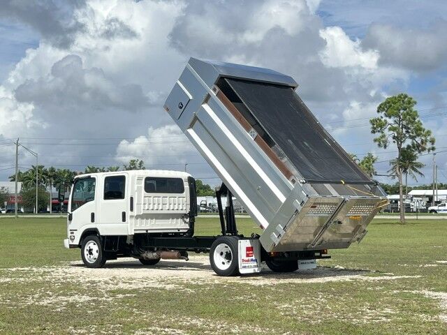 2027 Isuzu NPR-HD Crew Cab GAS 14' BABCO Aluminum Landscape Dump Truck