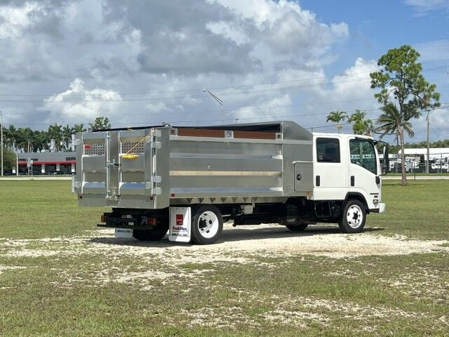 2027 Isuzu NPR-HD Crew Cab GAS 14' BABCO Aluminum Landscape Dump Truck