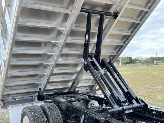 2027 Isuzu NPR-HD Crew Cab GAS 14' BABCO Aluminum Landscape Dump Truck Miami FL