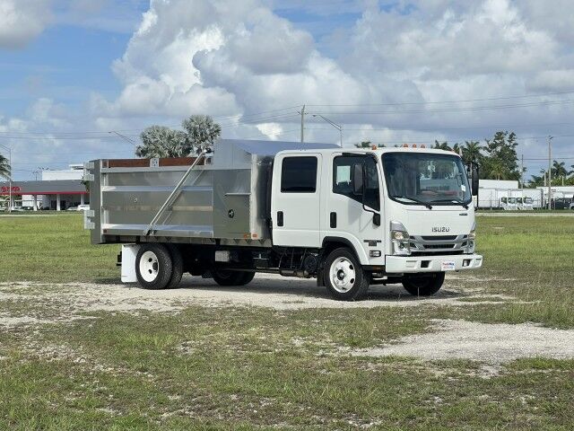 2027 Isuzu NPR-HD Crew Cab GAS 14' BABCO Aluminum Landscape Dump Truck Miami FL