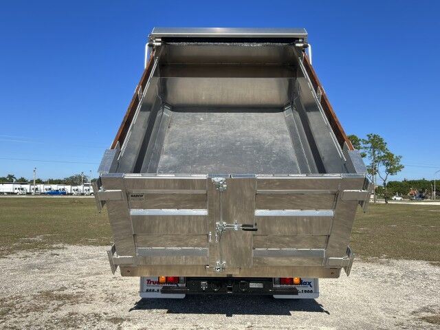 2027 Isuzu NPR-HD Crew Cab GAS 14' BABCO Aluminum Landscape Dump Truck