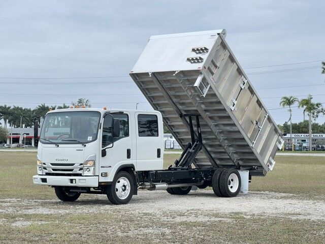 2027 Isuzu NPR-HD Crew Cab GAS 14' BABCO Aluminum Trash Dump Truck