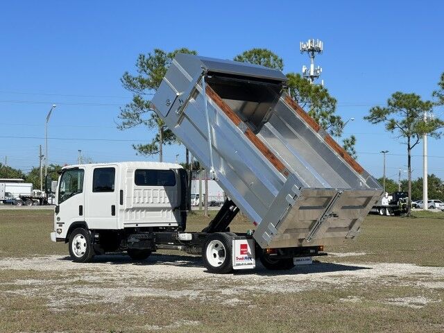 2027 Isuzu NPR-HD Crew Cab GAS 14' Babco Aluminum Landscape Dump Truck Miami FL