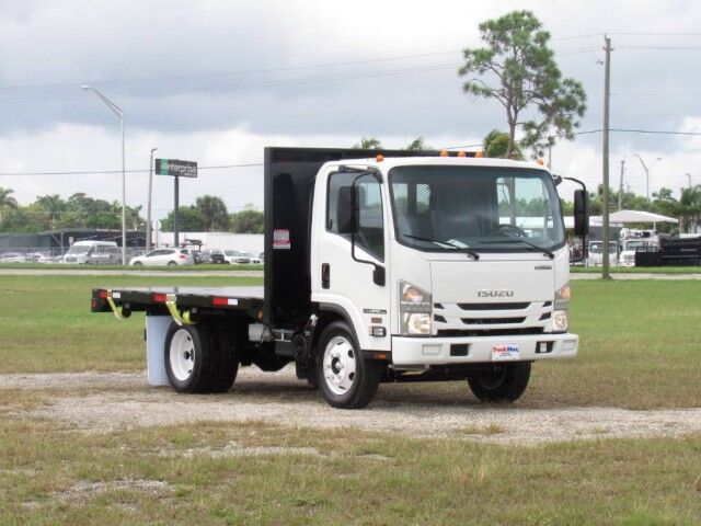 2027 Isuzu NPR-HD Gas BABCO 12' Steel Flatbed Dump Truck Homestead FL