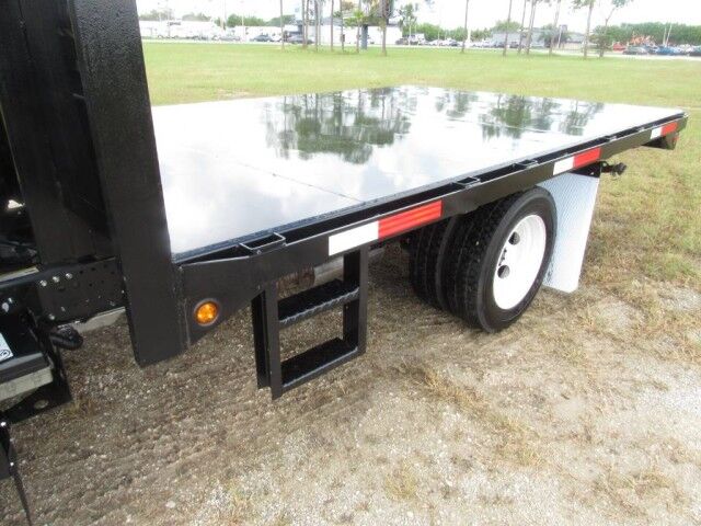 2027 Isuzu NPR-HD Gas BABCO 12' Steel Flatbed Dump Truck Homestead FL