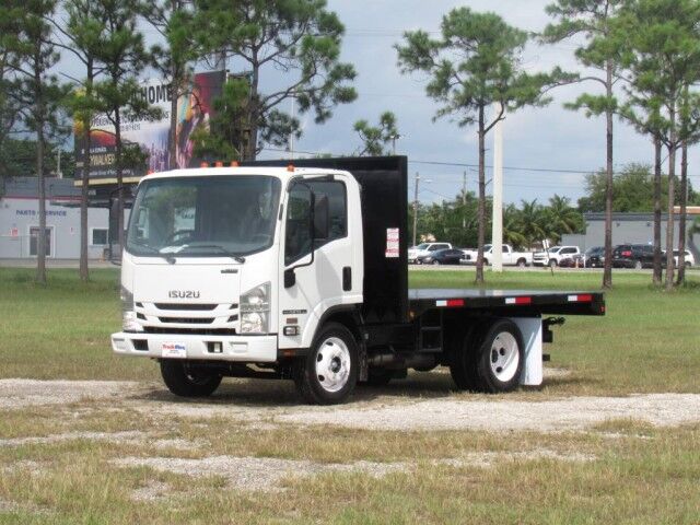 2027 Isuzu NPR-HD Gas BABCO 12' Steel Flatbed Dump Truck Homestead FL