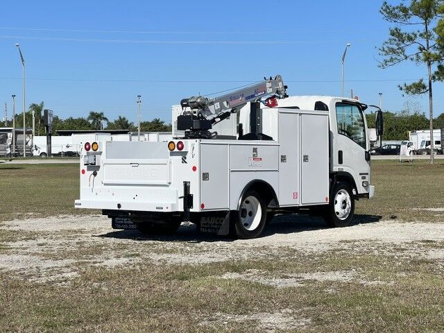 2027 Isuzu NPR-HD Gas Service Truck with Aluminum Telescopic Stellar Crane EC3200 Homestead FL