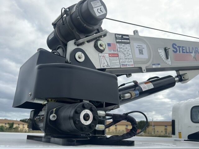 2027 Isuzu NPR-HD Gas Service Truck with Aluminum Telescopic Stellar Crane EC3200 Homestead FL