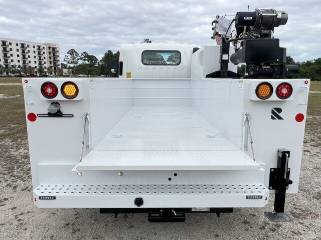 2027 Isuzu NPR-HD Gas Service Truck with Aluminum Telescopic Stellar Crane EC3200 Homestead FL